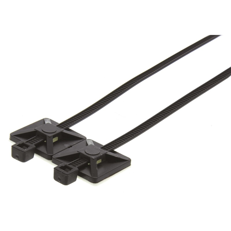 1 Bag of 50 - HellermannTyton Cable Tie, Assembly, 150mm x 4.1 mm, Black Nylon