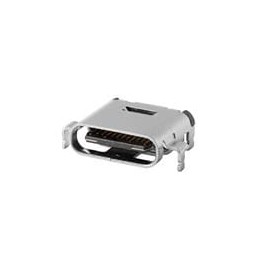 1 pcs : UJ40-C-H-G-MSMT-2-TR - USB Connectors Type C USB4 40 Gbps 48 Vac 5 A Horizontal Gold Flash Mid Mount SMT USB