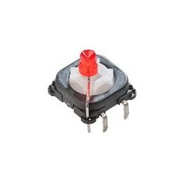 1 pcs : 70-220.5S - Tactile Switches .1A 42VAC/DC 1NO Grn LED 20mA 3.2VDC