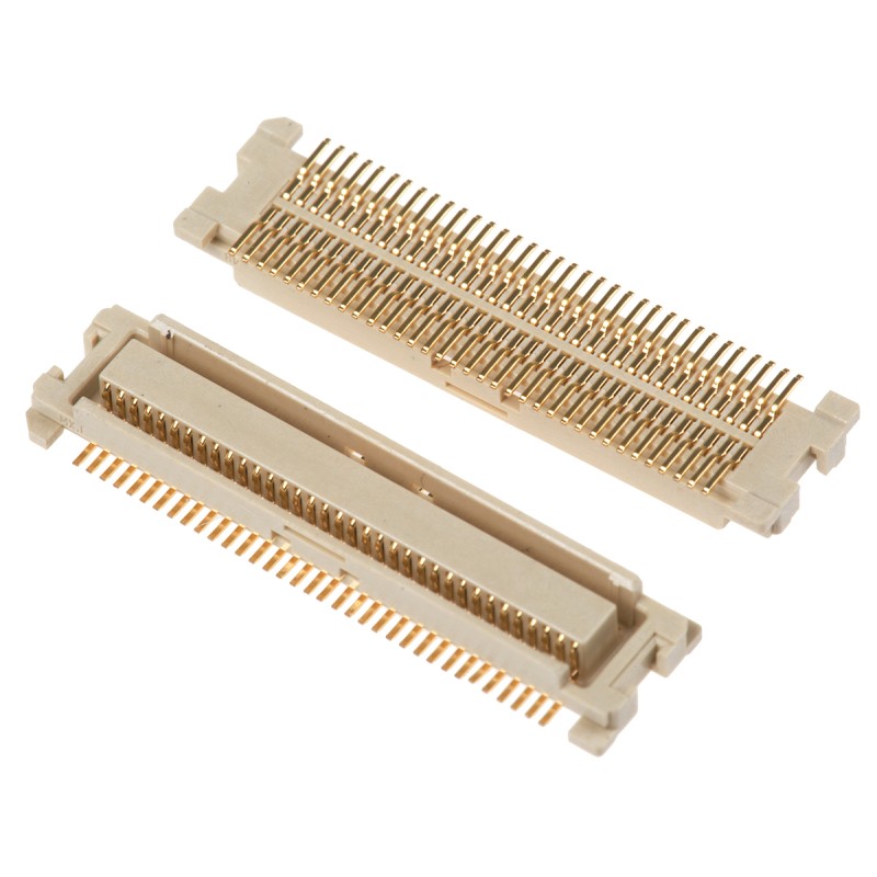 5 pcs - Molex SlimStack Series Straight Surface Mount PCB Socket, 70-Contact, 2-Row, 0.5mm Pitch, Solder Termination