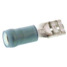 1 Box of 1000 - TE Connectivity PIDG FASTON .187 Blue Insulated Female Spade Connector, Receptacle, 4.8 x 0.5mm Tab Size, 1mm² t