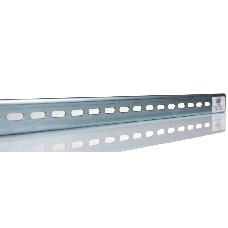 1 pcs - RS PRO Steel Perforated DIN Rail, G Compatible, 500mm x 32mm x 15mm