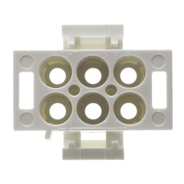 5 pcs - TE Connectivity, Universal MATE-N-LOK Male Connector Housing, 6.35mm Pitch, 6 Way, 2 Row