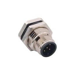 1 pcs : 860-005-113R004 - Circular Metric Connectors M12 5 Pos M Pan mnt thru hole