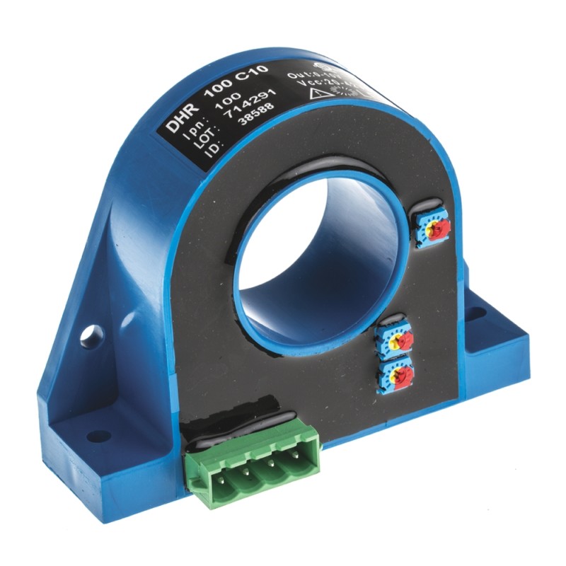 1 pcs - LEM DHR Series Current Transformer, 100A Input, 100:1, 32mm Bore, 20 - 50 V dc
