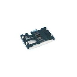 1 pcs : 7434L0825S01LF - Memory Card Connectors 8cts,Connector,Spoon Shape, Harsh Enviro
