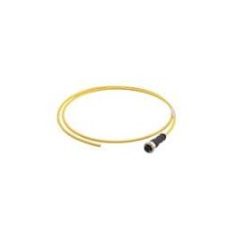 1 pcs : 21350200305010 - Sensor Cables / Actuator Cables M12 A-code 3-pin Straight female to open end, 1m, PUR yellow jacket