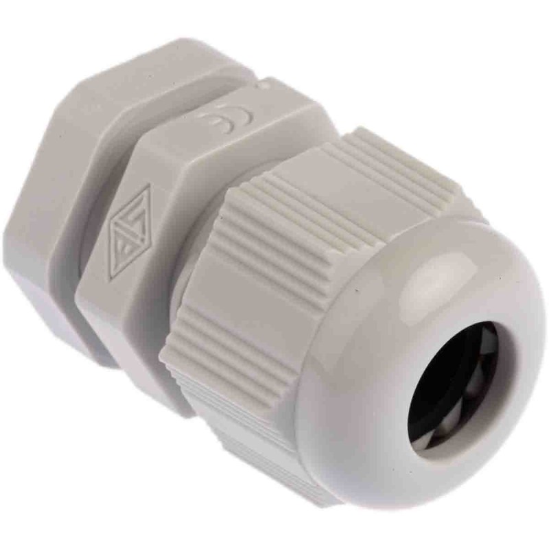 1 Box of 5 - SIB SIB-TEC Series Grey PA 6 Cable Gland, PG11 Thread, 3.5mm Min, 10mm Max, IP68