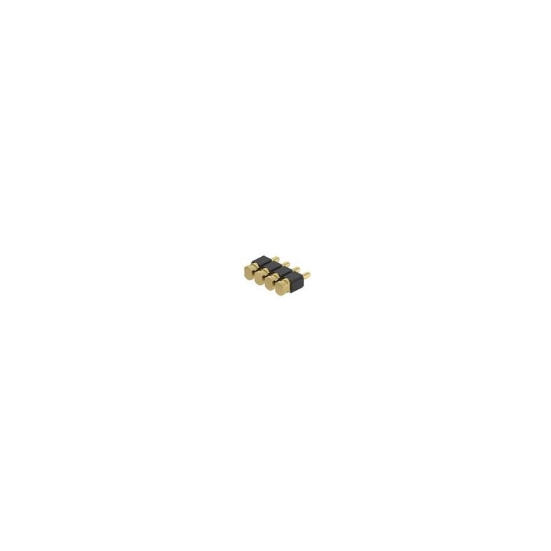 1 pcs : 810-22-004-40-001101 - Headers & Wire Housings 4P 1R SPRING LOADED HEADER SMT