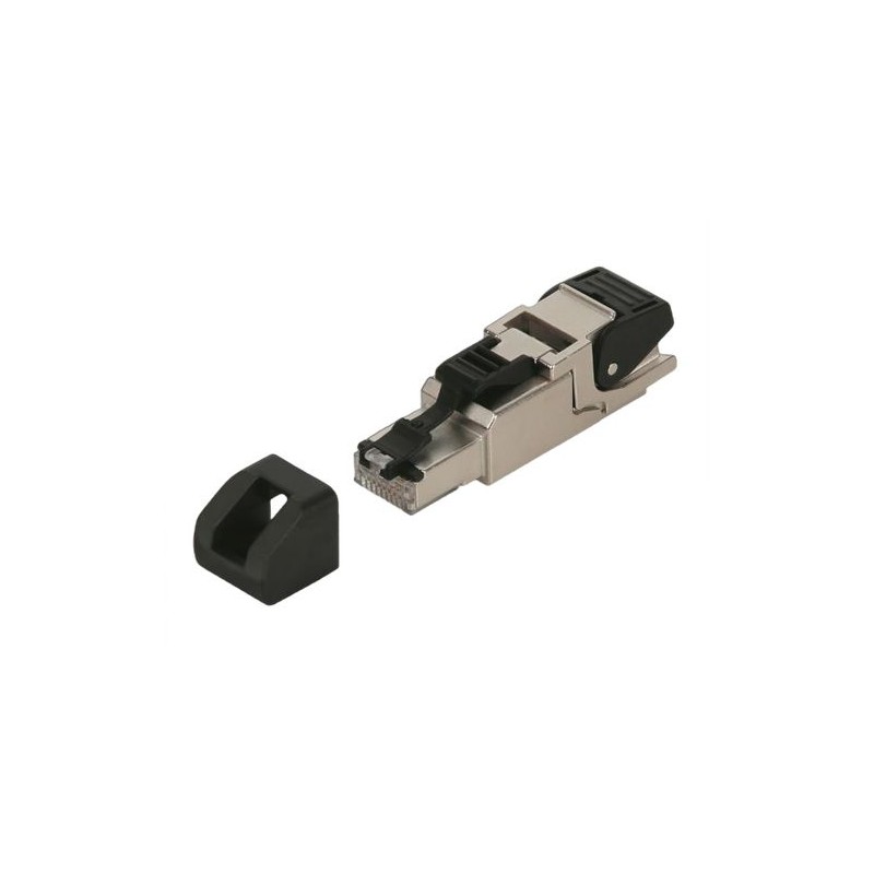 1 Kit - F Lutze Ltd Cat5e Straight Male RJ45 to Straight Male RJ45 Ethernet Cable, Braid, Foil, Green PVC Sheath, 50m, Flame