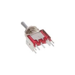 1 pcs : 100SP1T1B1VS2QEH - Toggle Switches 5A 120VAC/28VDC On-None-On PC Mnt