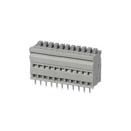 1 pcs : TBL009V-254-11GY-2GY - Fixed Terminal Blocks Terminal block, screwless, 2.54, Vertical, 11, Gray w Gray Button
