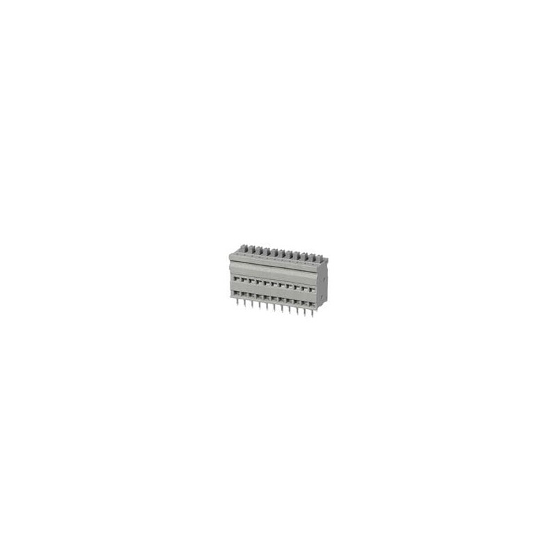 1 pcs : TBL009V-254-11GY-2GY - Fixed Terminal Blocks Terminal block, screwless, 2.54, Vertical, 11, Gray w Gray Button