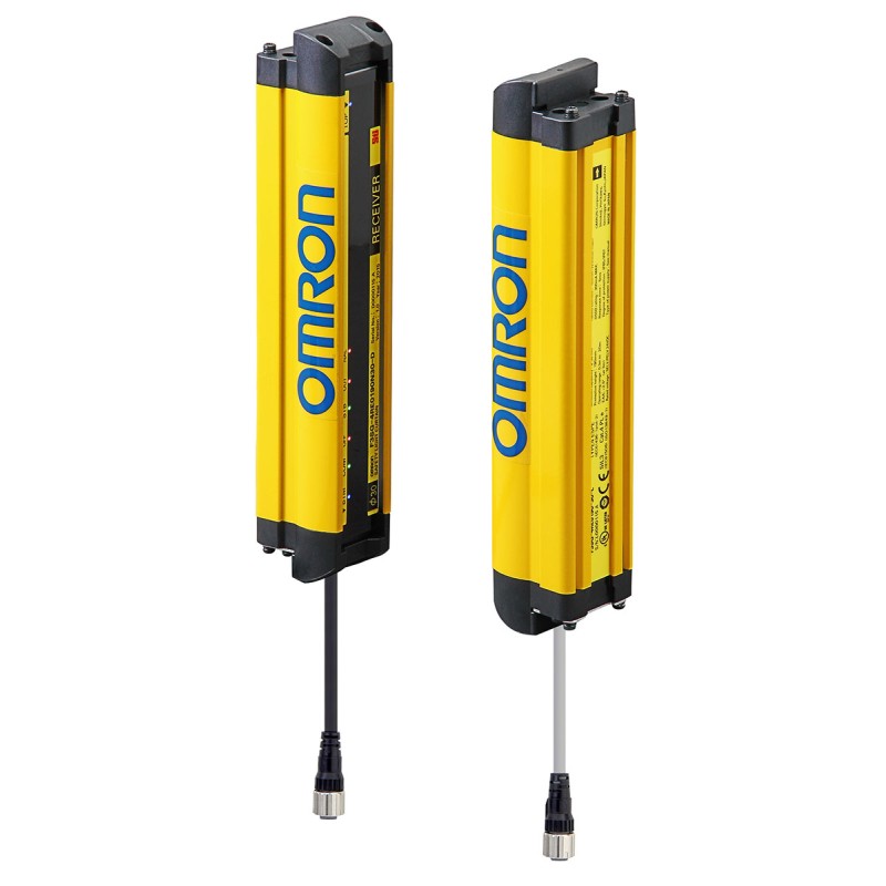 1 Pair - Omron F3SG-RE Series Light Curtain, Sender & Receiver, 39 Beam(s), 14mm Resolution