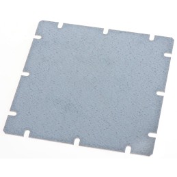 1 pcs - Fibox Steel Mounting Plate, 1.5mm H, 148mm W, 148mm L for Use with MNX Series