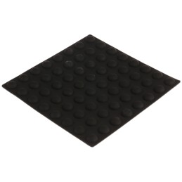 1 pcs - RS PRO Rubber Feet for Use with Extruded Aluminium Enclosures, 12 x 5mm
