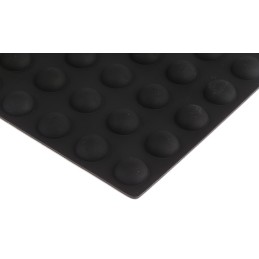 1 pcs - RS PRO Rubber Feet for Use with Extruded Aluminium Enclosures, 12 x 5mm