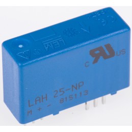 1 pcs - LEM LAH Series Current Transformer, 25A Input, 25:1, 25 mArms Output, 12 - 15 V