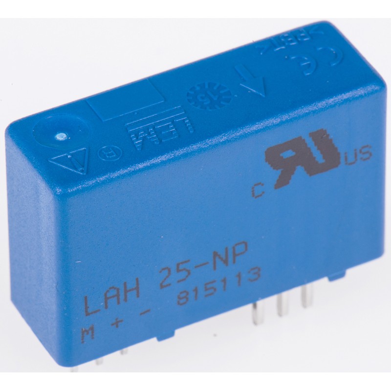 1 pcs - LEM LAH Series Current Transformer, 25A Input, 25:1, 25 mArms Output, 12 - 15 V