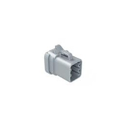 1 pcs : ATP06-6S-EC01 - Automotive Connectors 6-Position Plug, Female, Endcap, Grey