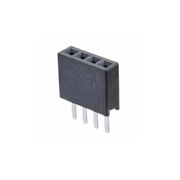 1 pcs : M50-3030442 - Headers & Wire Housings 4 WAY SIL VERT PC TAIL SKT
