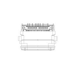 1 pcs : 124019032112A - USB Connectors USB Type C RCPT SMT Mid mnt dualrow IPX4