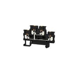 1 pcs : TBDR-12-25-BK - DIN Rail Terminal Blocks Terminal Block, Din Rail, 2.5mm Pitch, Black