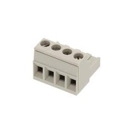 1 pcs : 1546208-4 - Pluggable Terminal Blocks TERM-BLOK PLUG STACK 4POS.