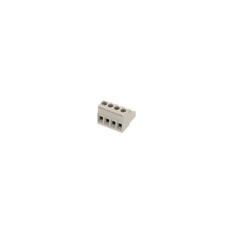 1 pcs : 1546208-4 - Pluggable Terminal Blocks TERM-BLOK PLUG STACK 4POS.