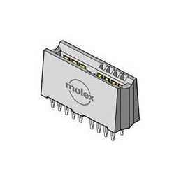1 pcs : 45912-0007 - Standard Card Edge Connectors 12.9MM P/SIG 3SEG VERT PRESS-FIT