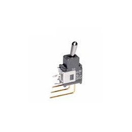 1 pcs : A12JV - Toggle Switches SPDT ON-ON .248 BAT VERTICAL PC .4VA