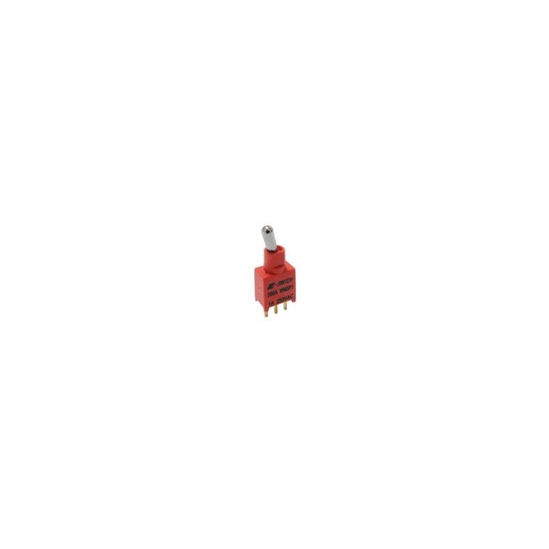 1 pcs : 200AWMSP1T2A1M7QE - Toggle Switches 3A 120VAC / 28VDC On-None-On PC Mnt