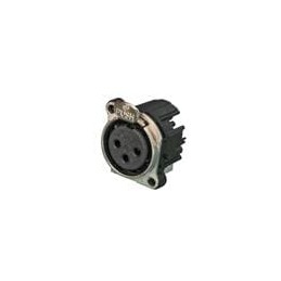 1 pcs : NC3FBHL1-0 - XLR Connectors 3P F RECEPT B SERIES FPCBH RTPIN 1 GRD TG