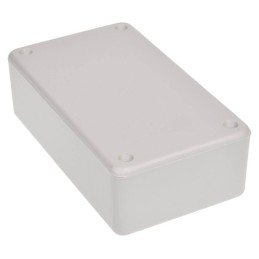 1 pcs - RS PRO Light Grey Polycarbonate Enclosure, IP54, 124 x 71.5 x 38mm