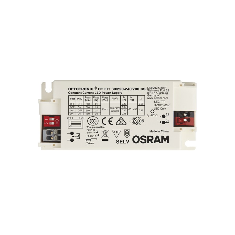 1 pcs - Osram LED Driver, 42V Output, 29.4W Output, 500mA Output