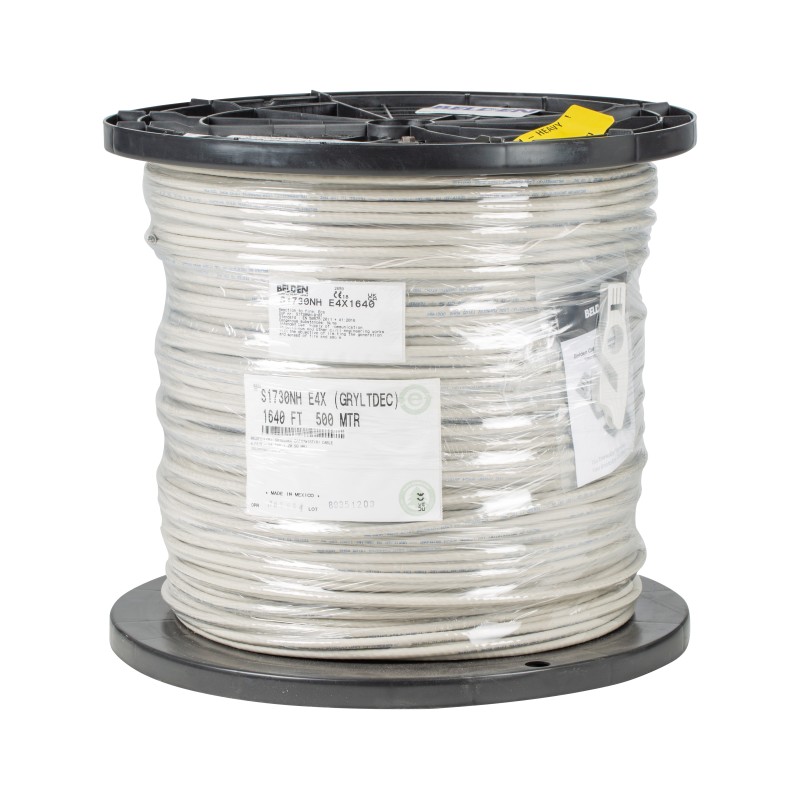 1 Reel of 152 M - Belden Ethernet Cable, STP, Grey PVC Sheath, 152m, Low Smoke Zero Halogen (LSZH)