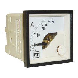 1 pcs - Sifam Tinsley Sigma Analogue Panel Ammeter 25A AC, 48mm x 48mm Moving Iron