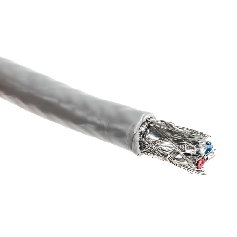 1 Reel of 152 M - Belden Data Cable, 2 Pairs, 0.6 mm², 4 Cores, 24 AWG, Screened, 152m, Grey Sheath