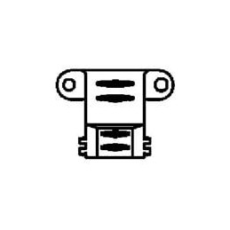 1 pcs : 160X11199X - D-Sub Tools & Hardware EMI/RFI METAL HOOD 50 POS. SHIELDED