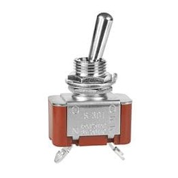 1 pcs : S301 - Toggle Switches SPST ON/OFF