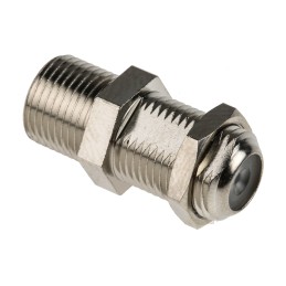 5 pcs - RS PRO Straight 75Ω RF Adapter Type F Socket to Type F Socket 1GHz