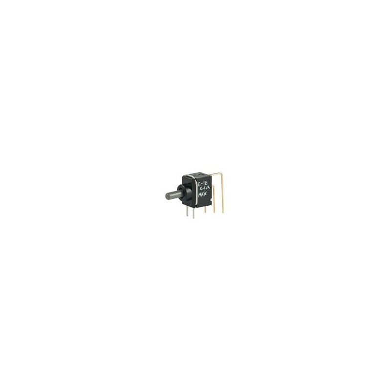 1 pcs : G18AV - Toggle Switches (ON)OFF(ON) .150 BAT VERTICAL PC .4VA