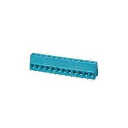 1 pcs : TB007-508-12BE - Fixed Terminal Blocks Terminal block, screw type, 5.08 , horizontal, 12 poles, CUI Blue, slotted screw,