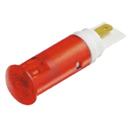 1 pcs - Signal Construct Red Panel Mount Indicator, 230V, 10mm Mounting Hole Size