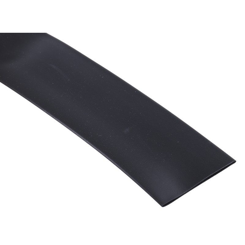 1 Reel of 3 M - RS PRO Heat Shrink Tubing, Black 25.4mm Sleeve Dia. x 3m Length 2:1 Ratio