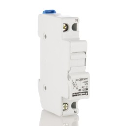 1 pcs - Mersen 32A Rail Mount Fuse Holder for 10 x 38mm Fuse, 1P+N, 690V ac