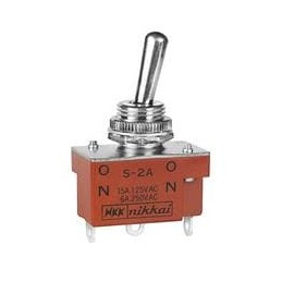 1 pcs : S2A - Toggle Switches ON-NONE-ON SPDT SOLDER LUG