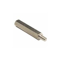 1 pcs : R30-3003002 - Standoffs & Spacers M3 x 30mm HEX 5mmA/F 6mm ML/FML NICKEL