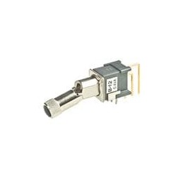 1 pcs : B12LV - Toggle Switches ON-ONLOCKINGLEVER VERTICAL PC .4VA