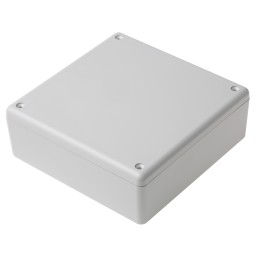 1 pcs - RS PRO White ABS Enclosure, White Lid, 125 x 125 x 45mm